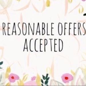 Reasonable Offers Accepted